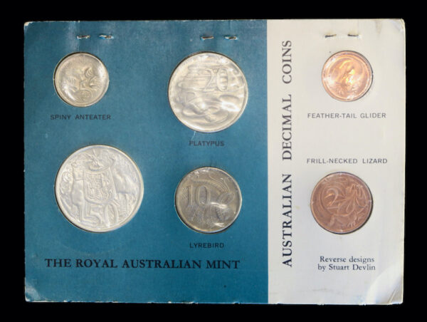 Australia tram 1966 coin set