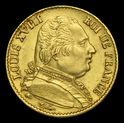 Louis gold 20 francs 1814