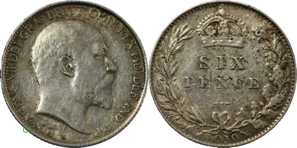 1910 sixpence