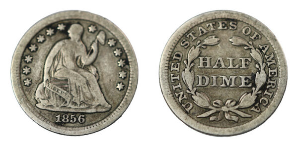 Half dime 1856