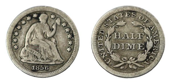 Half dime 1856