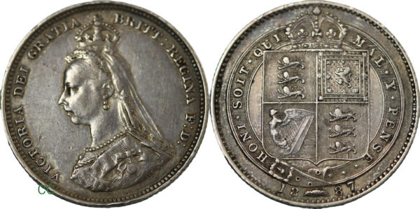 One shilling 1887