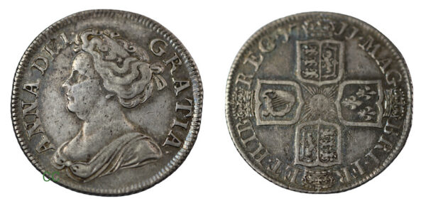 Anne shilling 1711
