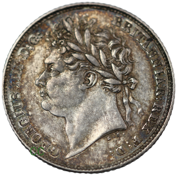 Sixpence 1825