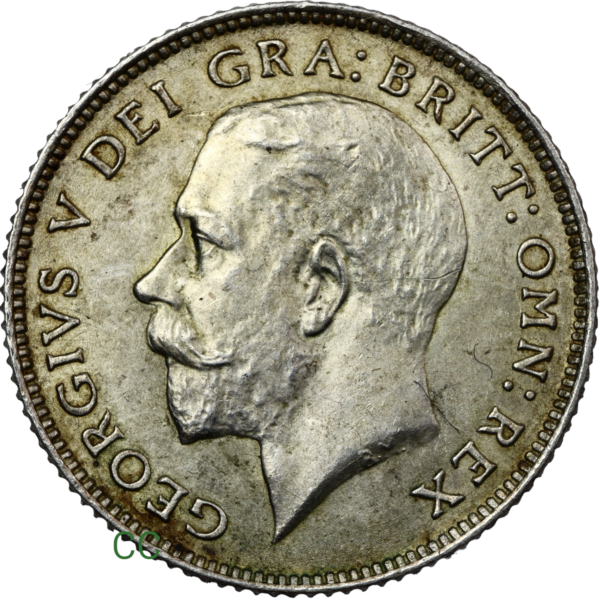 1925 silver sixpence