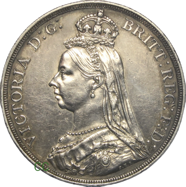 Queen victoria crown coin 1887