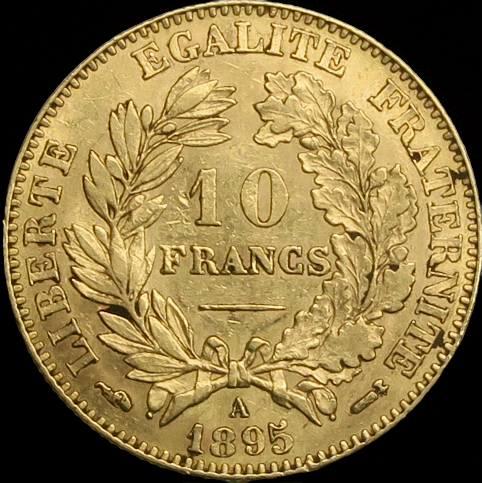 10 francs 1895 Paris