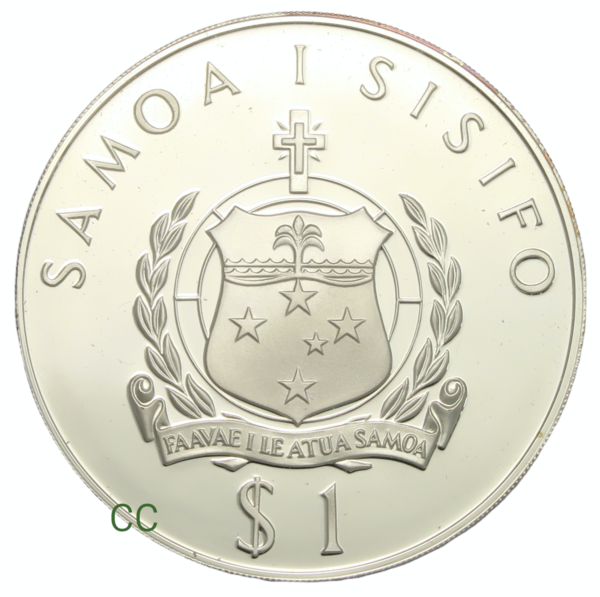 Samoa transpacific flight coin 1978