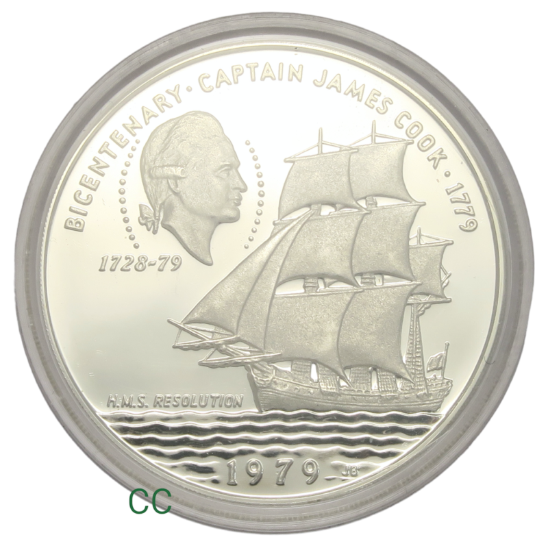Captain cook samoan coin