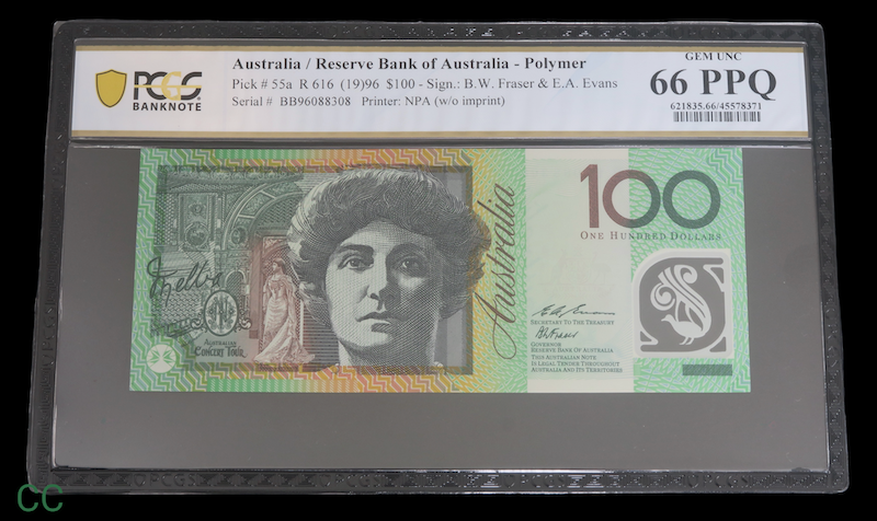 Australia 100 dollars 1996