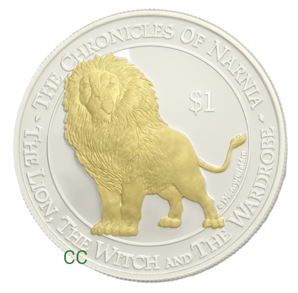Narnia aslan silver dollar 2006