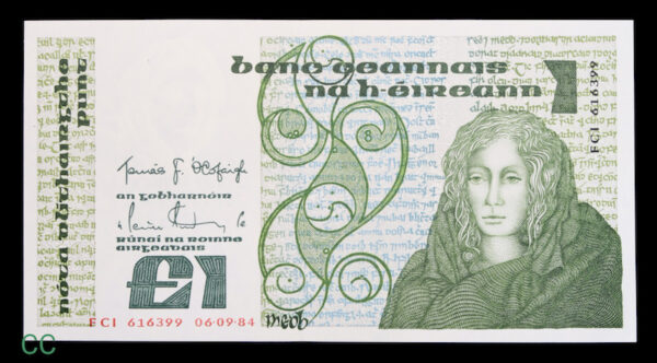 Irish poundnote 1984