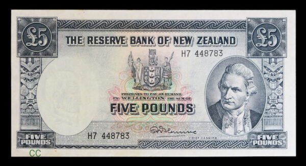 New zealand 5 pounds