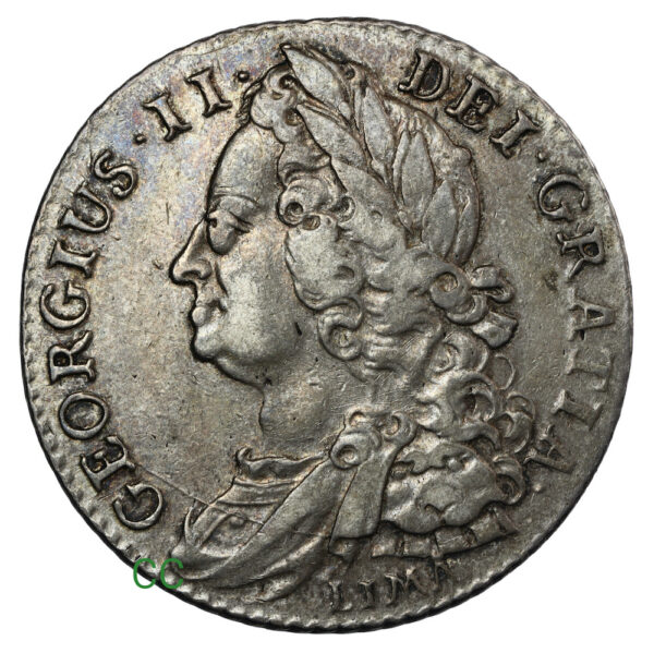 George second shilling 1745