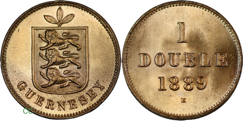 Guernsey double 1889