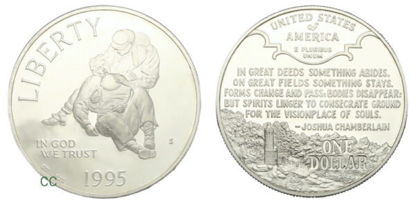 American civil war dollar 1995s