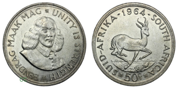 South africa 50 cent 1964