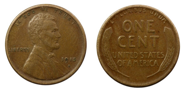 Lincoln cent 1915s