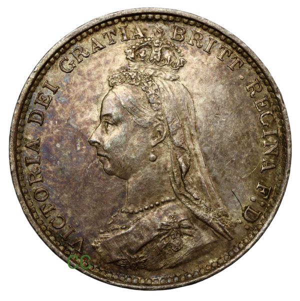 Maundy threepence 1887