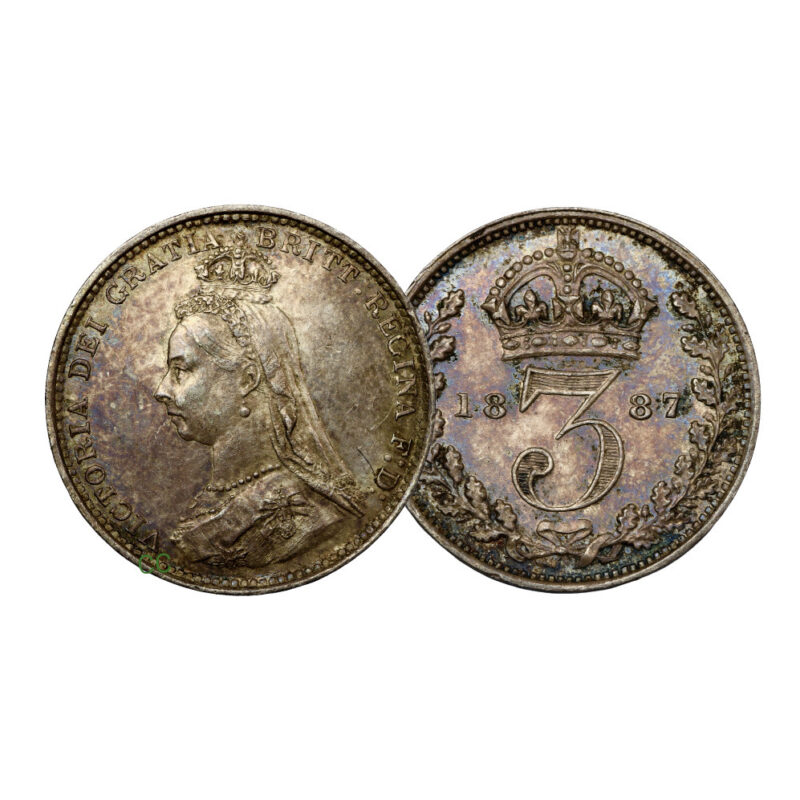 Jubilee threepence 1887