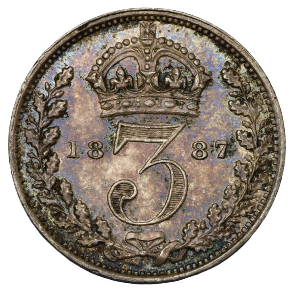 British threepence coins