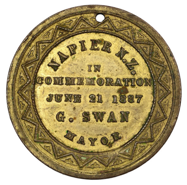 Newt zealand jubille medal 1887