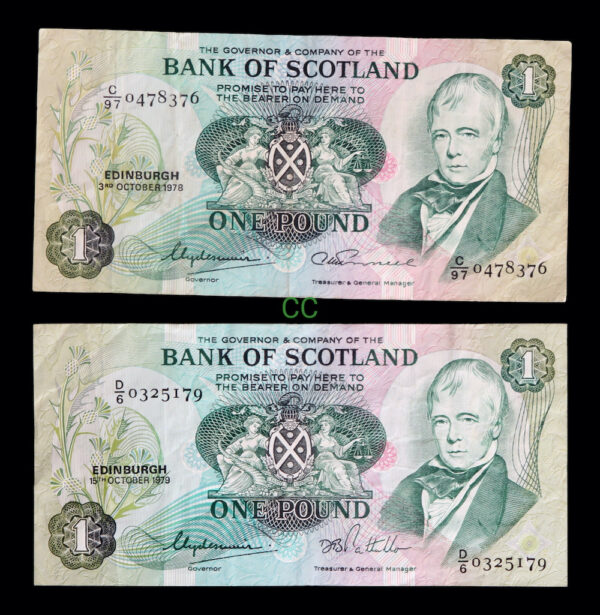 Bank of scotlandy pounds