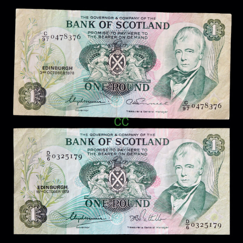 Bank of scotlandy pounds