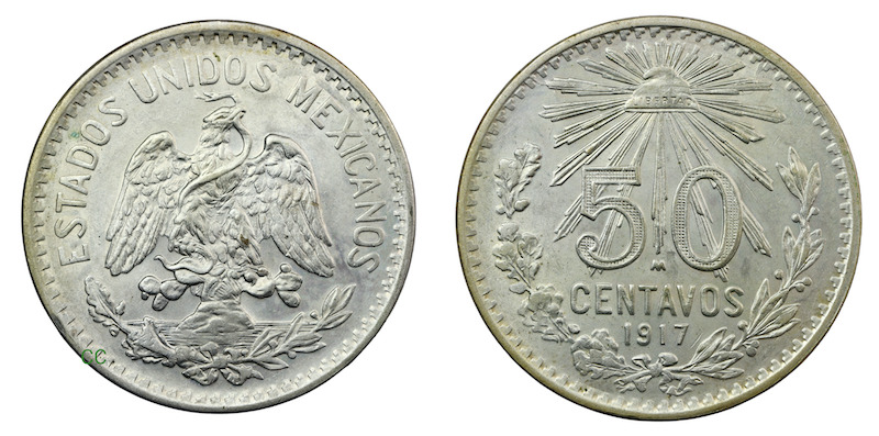 Mexico 50 centavos 1917
