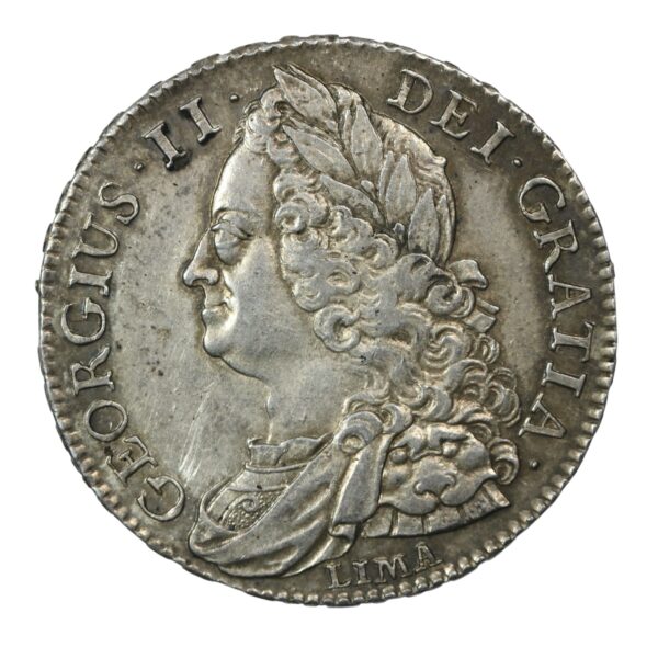 George second halfcown 1745 lima