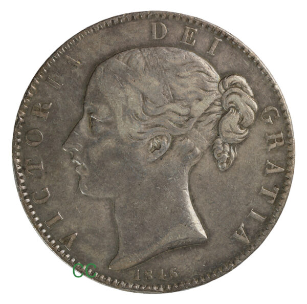 Victoria 5 shillings 1845