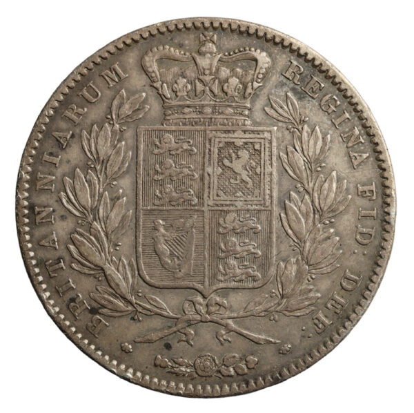 Victorian crown coin 1845