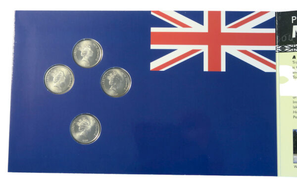 New zealand 5 dollars coin set 1998