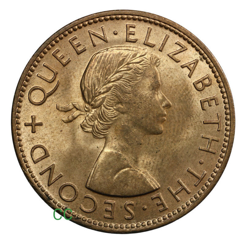 Zealand penny 1959