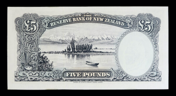 Zealand five pounds 1967