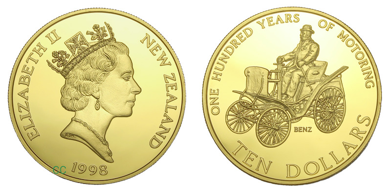 Benz motoring coin 1998