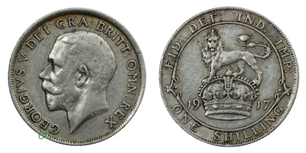 British shilling 1917