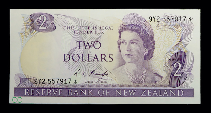 New zealand 2 dollars star