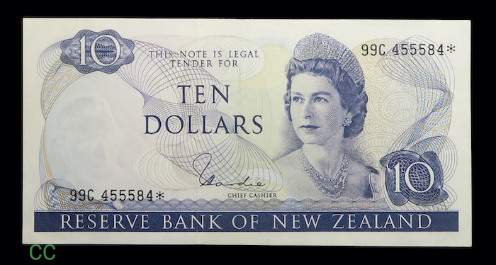 New zealand replacement ten dollars