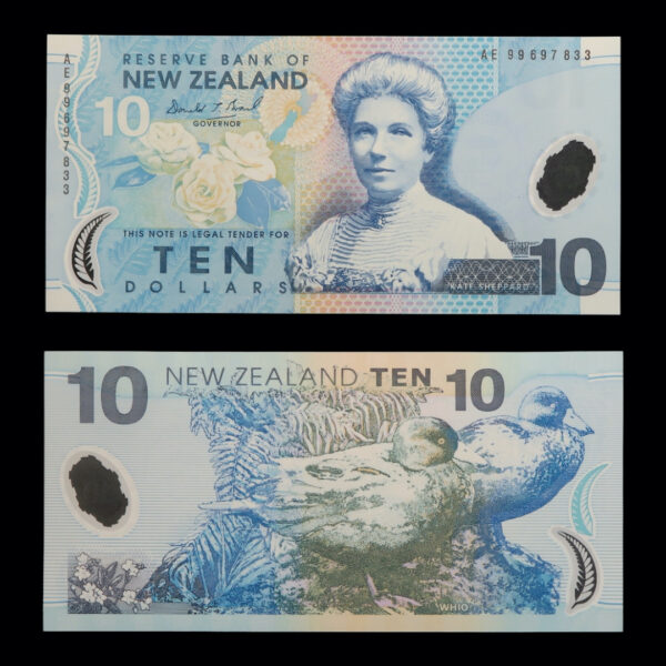 Zealand 10 dollars 1999