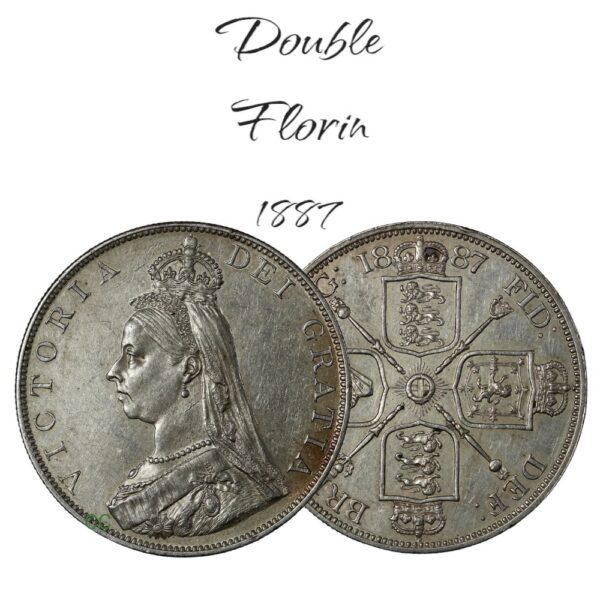1887 double florin