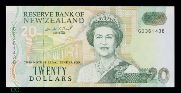 Nz twenty dollars 1994