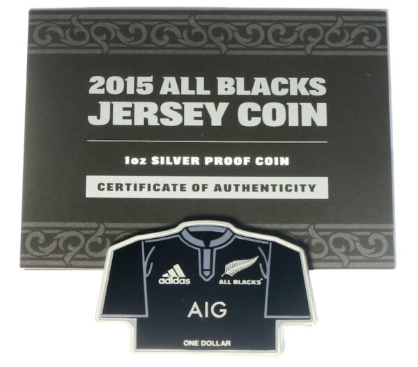 New zealand rugby jersey coins