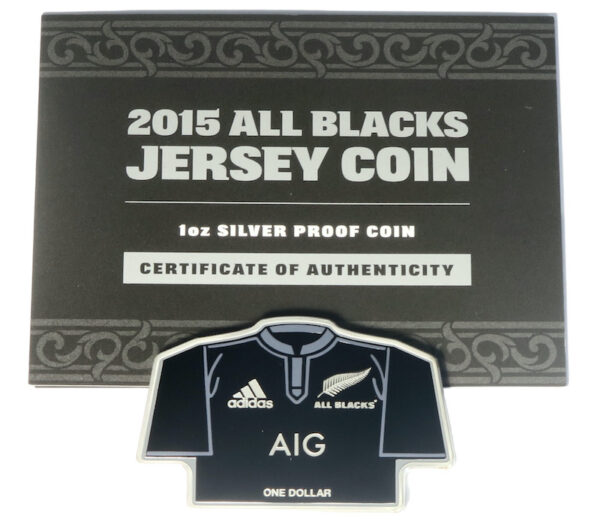 New zealand rugby jersey coins