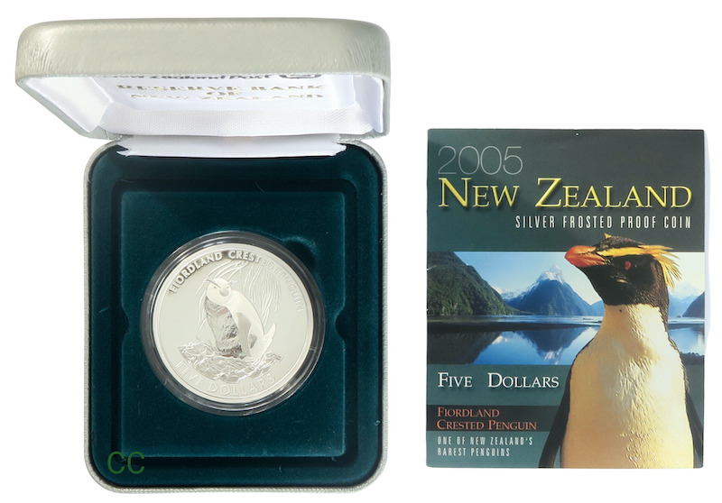 Fiordland crested penguin coin 2005