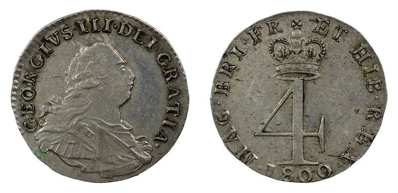 Maund fourpence 1800