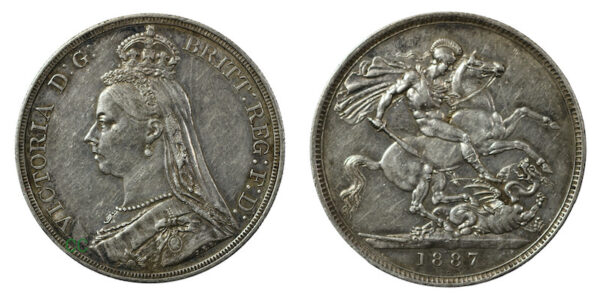 1887 british crown