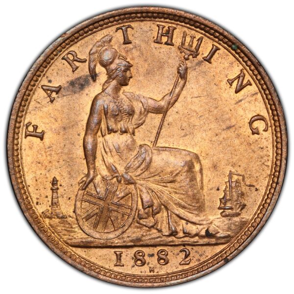 British britannia farthing 1882 h