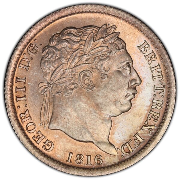 Quality 1816 shilling ms65