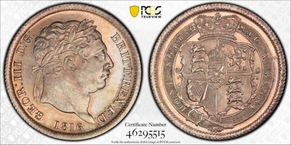 1816 shilling ms65